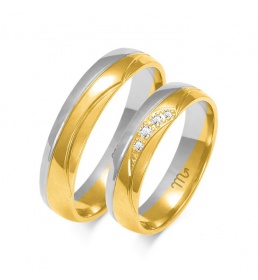 Złote obrączki wzór OE-247